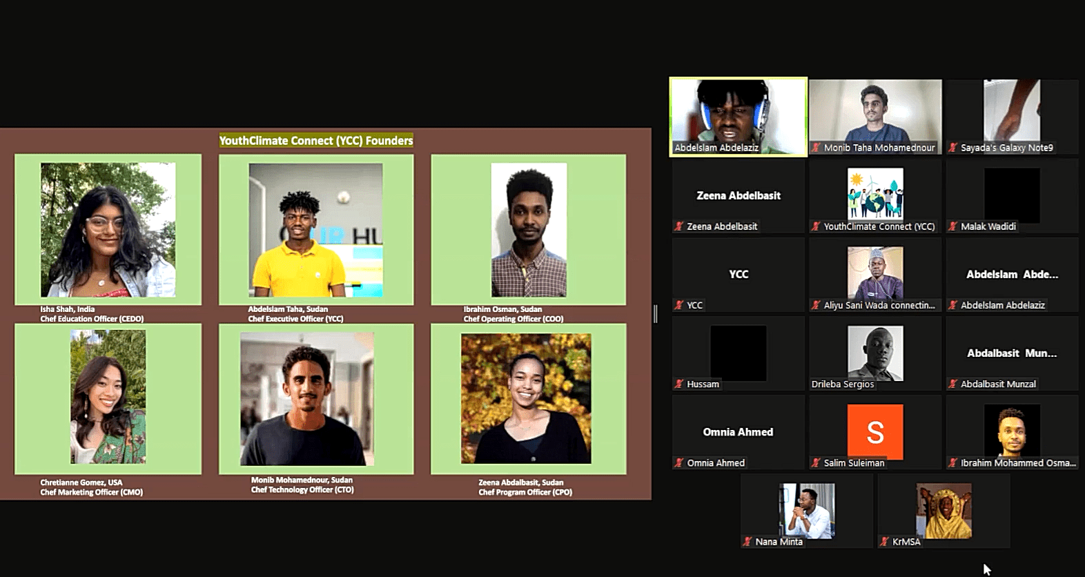 Youth Climate Change Startup Program (YCCSP)